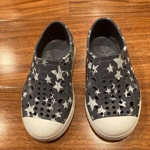 Native Starry toddlers Shoes - blue  and White size C7
